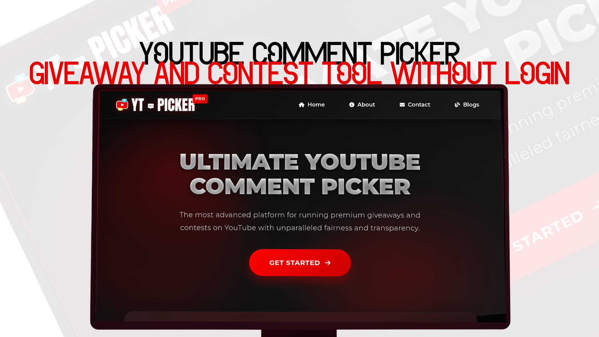 YouTube Comment Picker - Giveaway and Contest Tool Without Login