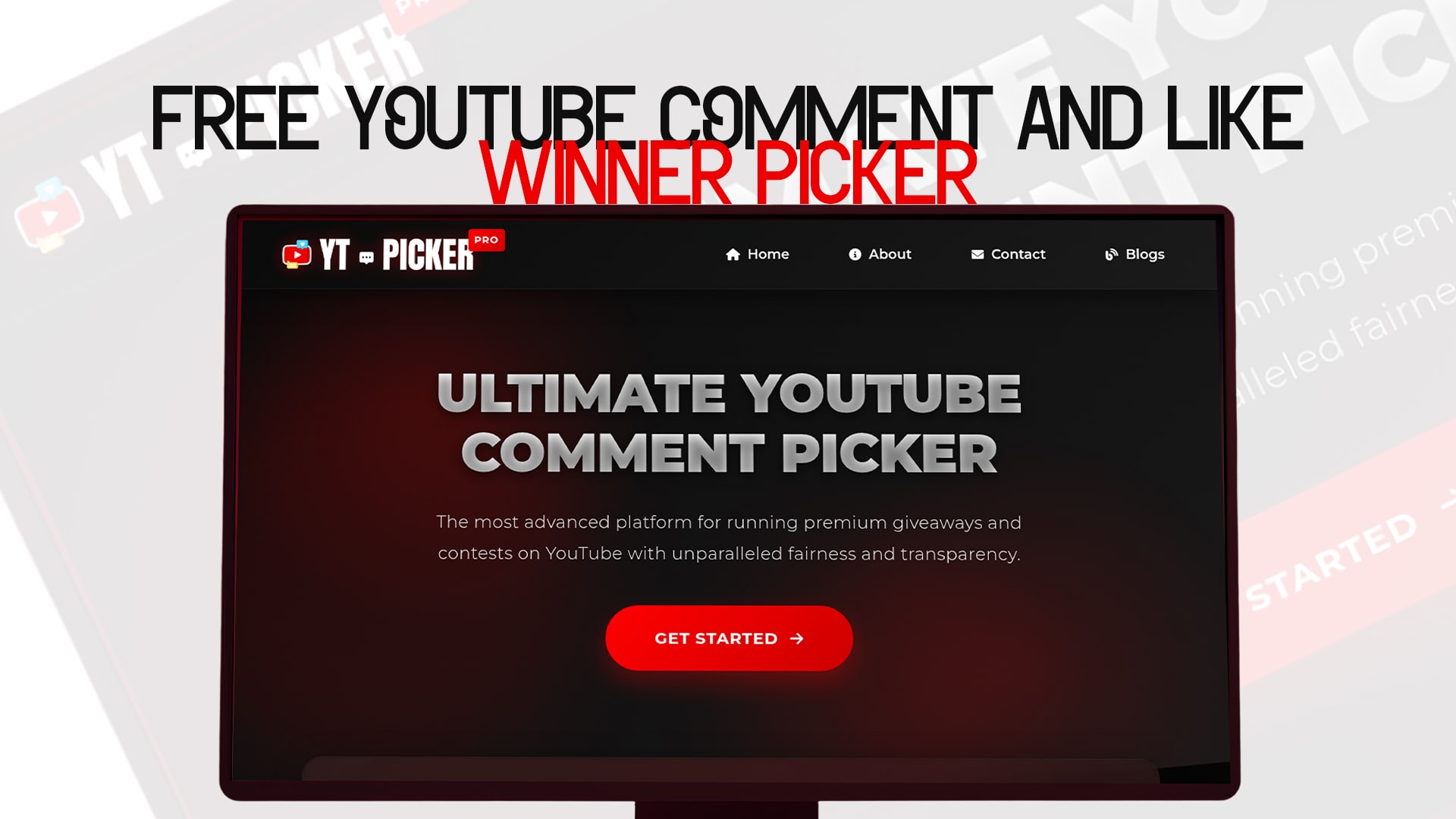 Free YouTube Comment and Like Winner Picker